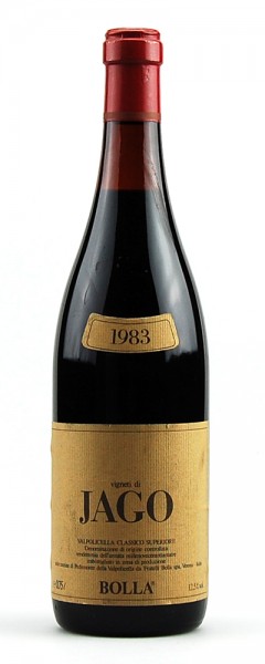 Wein 1983 Valpolicella Vigneti di Jago Bolla