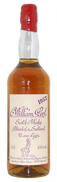 Whisky 1952 William Peel Blended Scotch 32 Years