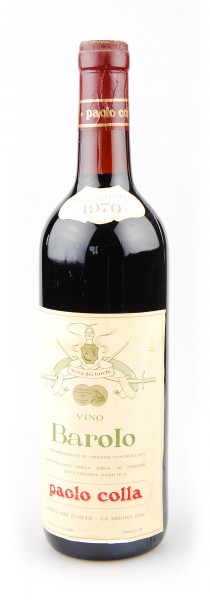 Wein 1970 Barolo Paolo Colla - ein besonderer Wein!