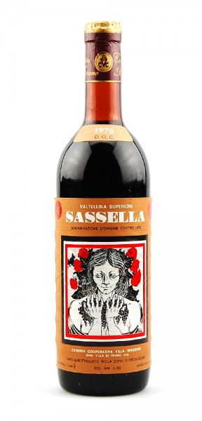Wein 1970 Sassella Valtellina Superiore Cooperativa Villa
