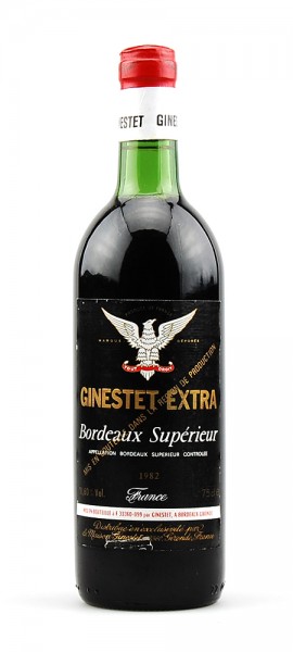 Wein 1982 Bordeaux Supérieur Ginestet