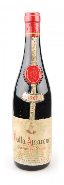 Wein 1967 Amarone Bolla Cantina dell Nonno