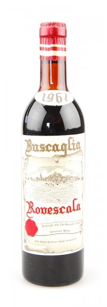 Wein 1961 Barbera Vino Rosso Buscaglia