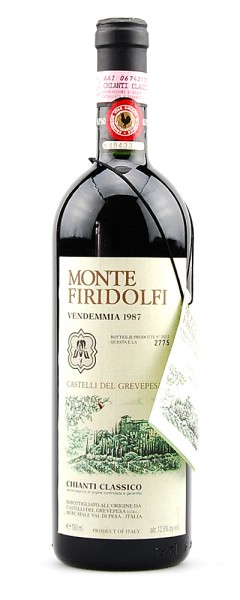 Wein 1987 Chianti Classico Monte Firidolfi Grevepesa