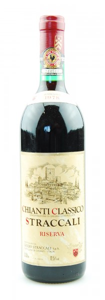 Wein 1978 Chianti Classico Riserva Straccali