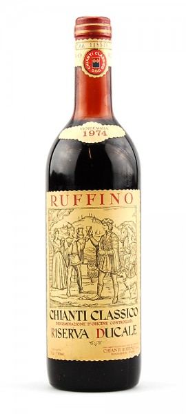 Wein 1974 Chianti Classico Ruffino Riserva Ducale