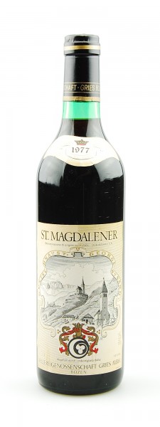 Wein 1977 St. Magdalener Rotwein