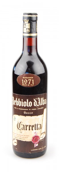 Wein 1971 Nebbiolo d´Alba Tenuta Carretta
