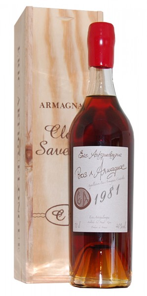 Armagnac 1981 Armagnac Clos des Saveurs
