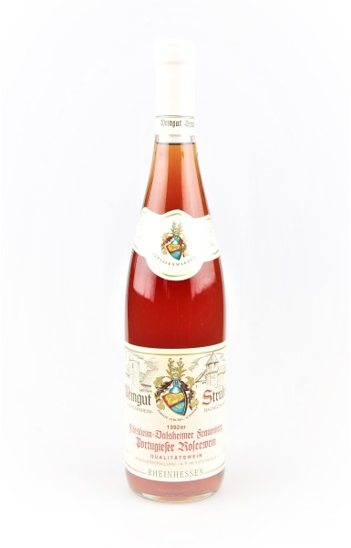Wein 1992 Flörsheim-Dalsheimer Frauenberg Portugieser Rosewein