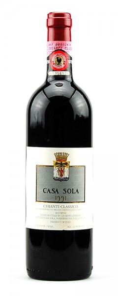 Wein 1991 Chianti Classico Casa Sola