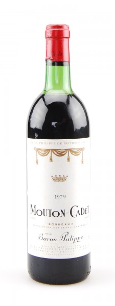 Wein 1979 Mouton-Cadet Baron Philippe de Rothschild