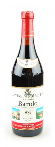 Wein 1981 Barolo Marchesi di Barolo