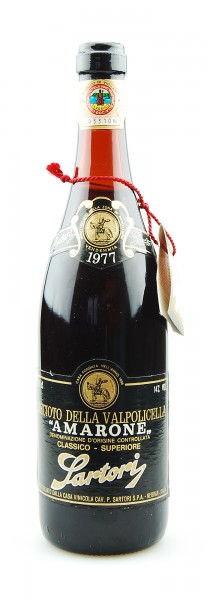 Wein 1977 Amarone Sartori Recioto della Valpolicella