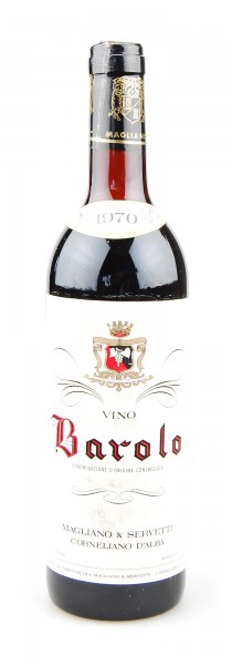 Wein 1970 Barolo Magliano & Servetti