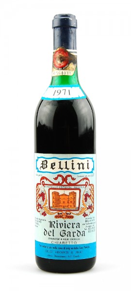 Wein 1971 Chiaretto Riviera del Garda