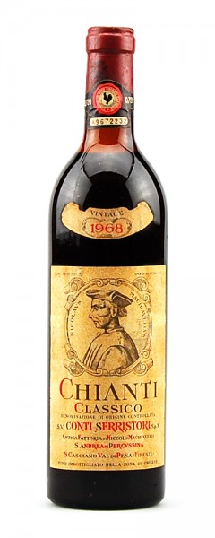 Wein 1968 Chianti Classico Conti Serristori Machiavelli
