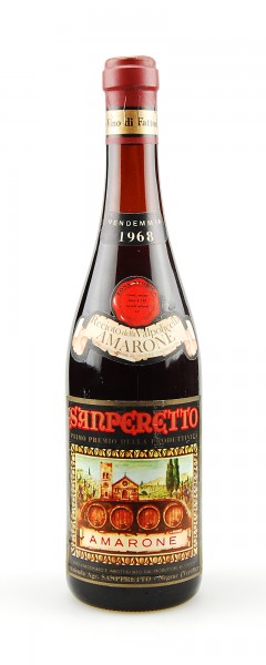 Wein 1968 Amarone Recioto della Valpolicella Sanperetto