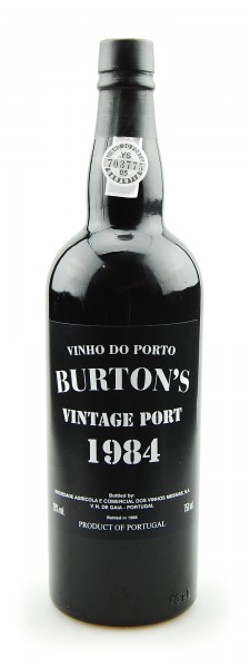 Portwein 1984 Burton´s Vintage Port, tolle Rarität