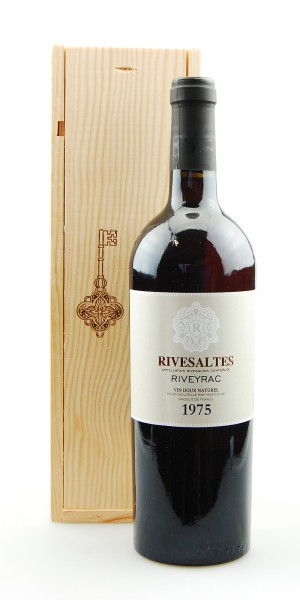 Wein 1975 Rivesaltes Riveyrac in Holzkiste