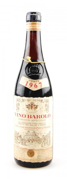 Wein 1967 Barolo Riserva Speciale G. Bertolino & Figlio