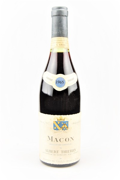Wein 1965 Macon Cuvée Réservé Albert Thierry