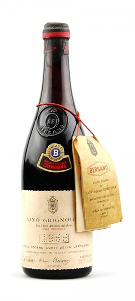 Wein 1966 Grignolino Bersano Cremosino Riserva Speciale