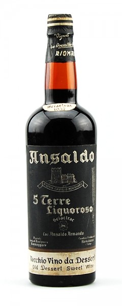 Wein 1957 Ansaldo Sciactrac Riserva 5 Terre
