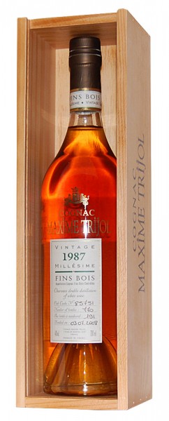 Cognac 1987 Maxime Trijol Fins Bois