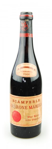 Wein 1960 Amarone Scamperle Recioto della Valpolicella