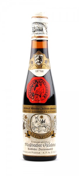 Wein 1971 Mußbacher Eselshaut Beerenauslese
