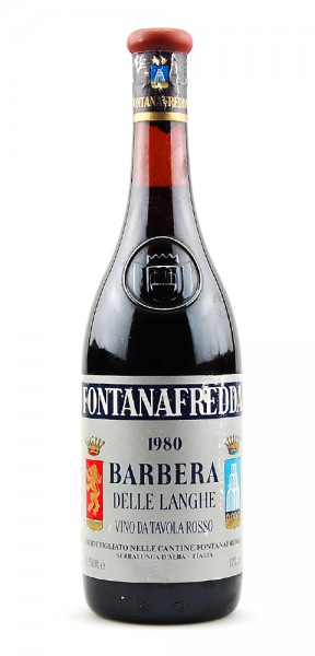 Wein 1980 Barbera delle Langhe Fontanafredda