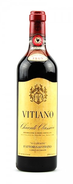 Wein 1969 Chianti Classico Riserva Fattoria di Vitiano