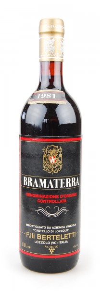 Wein 1981 Bramaterra Berteletti Castello di Lozzolo