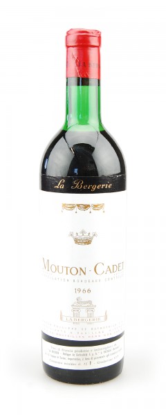 Wein 1966 Mouton-Cadet Baron de Rothschild