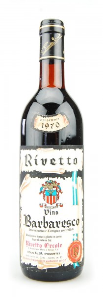 Wein 1970 Barbaresco Ercole Rivetto