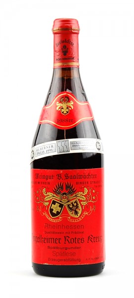 Wein 1988 Ingelheimer Rotes Kreuz Spätlese