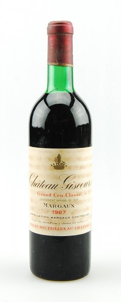 Wein 1967 Chateau Giscours 3eme Grand Cru Classe