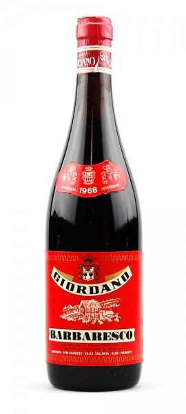 Wein 1968 Barbaresco Giordano