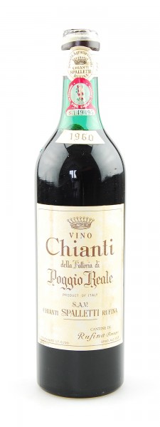 Wein 1960 Chianti Rufina Spalletti Poggio Reale