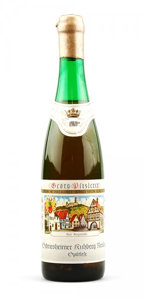 Wein 1969 Schriesheimer Kuhberg Riesling Spätlese