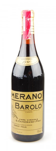Wein 1980 Barolo Camerano