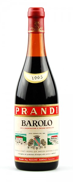 Wein 1965 Barolo Prandi Tenuta Marchesi di Barolo