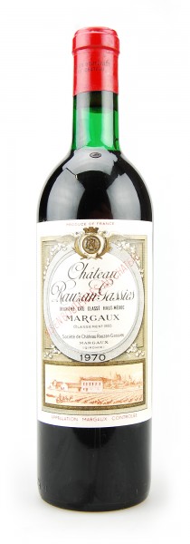 Wein 1970 Chateau Rauzan Gassies Cru Classe