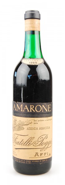 Wein 1969 Amarone Az. Agr. Fratelli Poggi