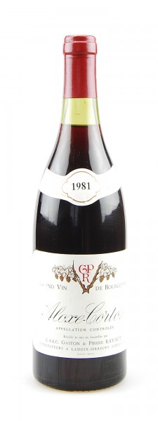 Wein 1981 Aloxe-Corton Gaston & Pierre Ravaut