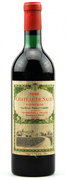 Wein 1966 Chateau de Sales Appellation Pomerol