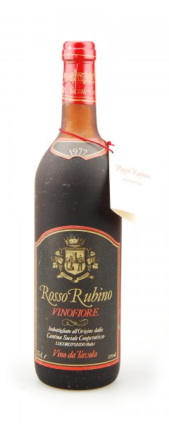 Wein 1977 Rosso Rubino Vino Vinofiore Locorotondo