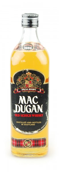Whisky 1969 Mac Dugan Rare 5 Years Special Reserve