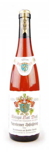 Wein 1971 Jugenheimer Hasensprung Faber Auslese